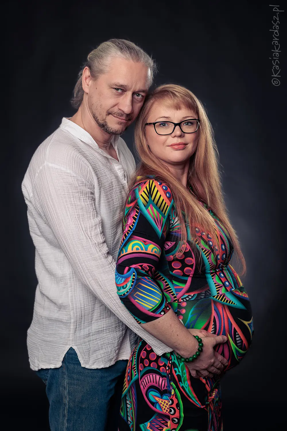 sesja ciążowa brzuszkowa studio warszawa