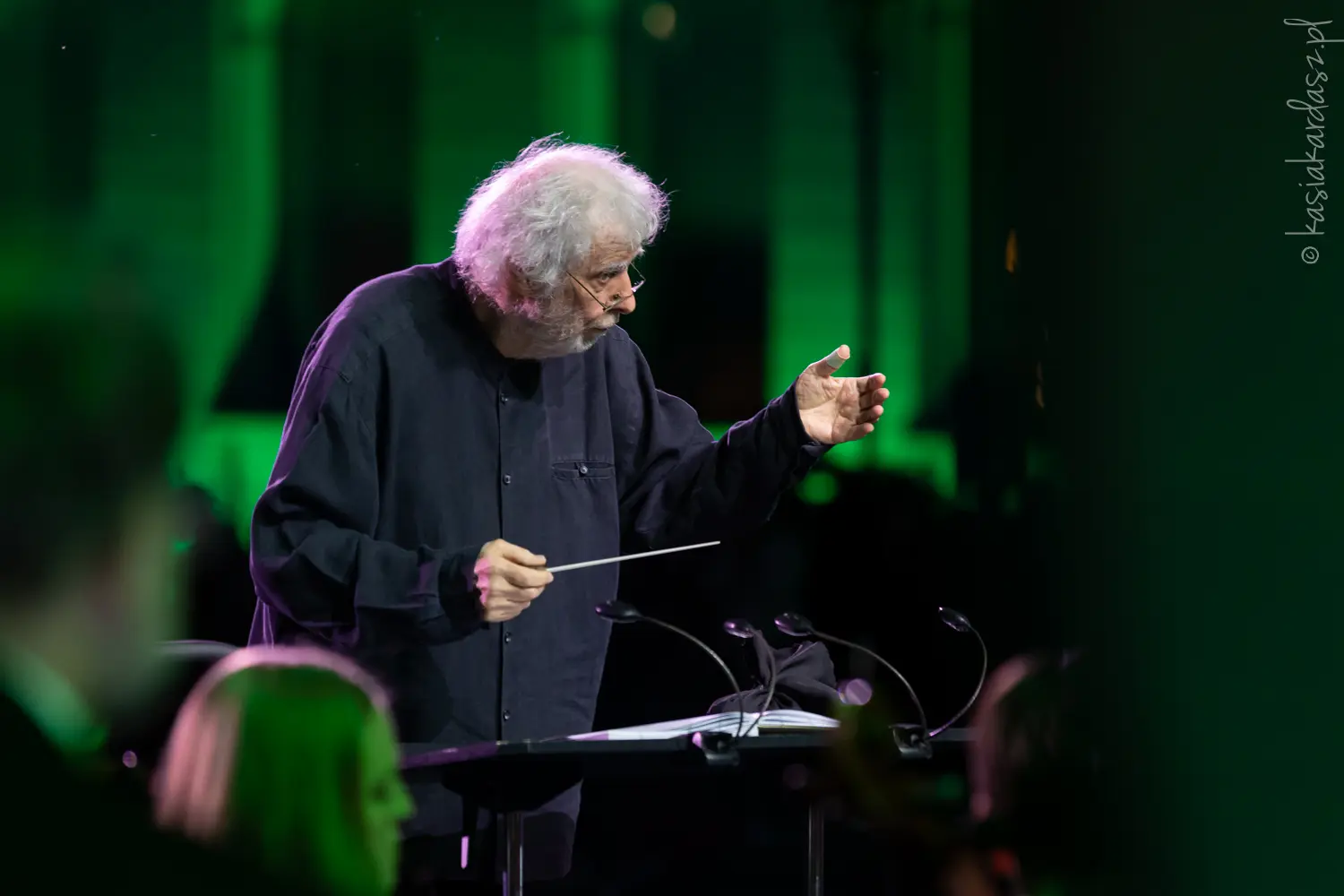 Maestro Wojciech Michniewski na koncercie z okazji otwarcia Biblioteki Narodowej w jednym z najpiękniejszych pałaców Warszawy – Pałacu Rzeczpospolitej.