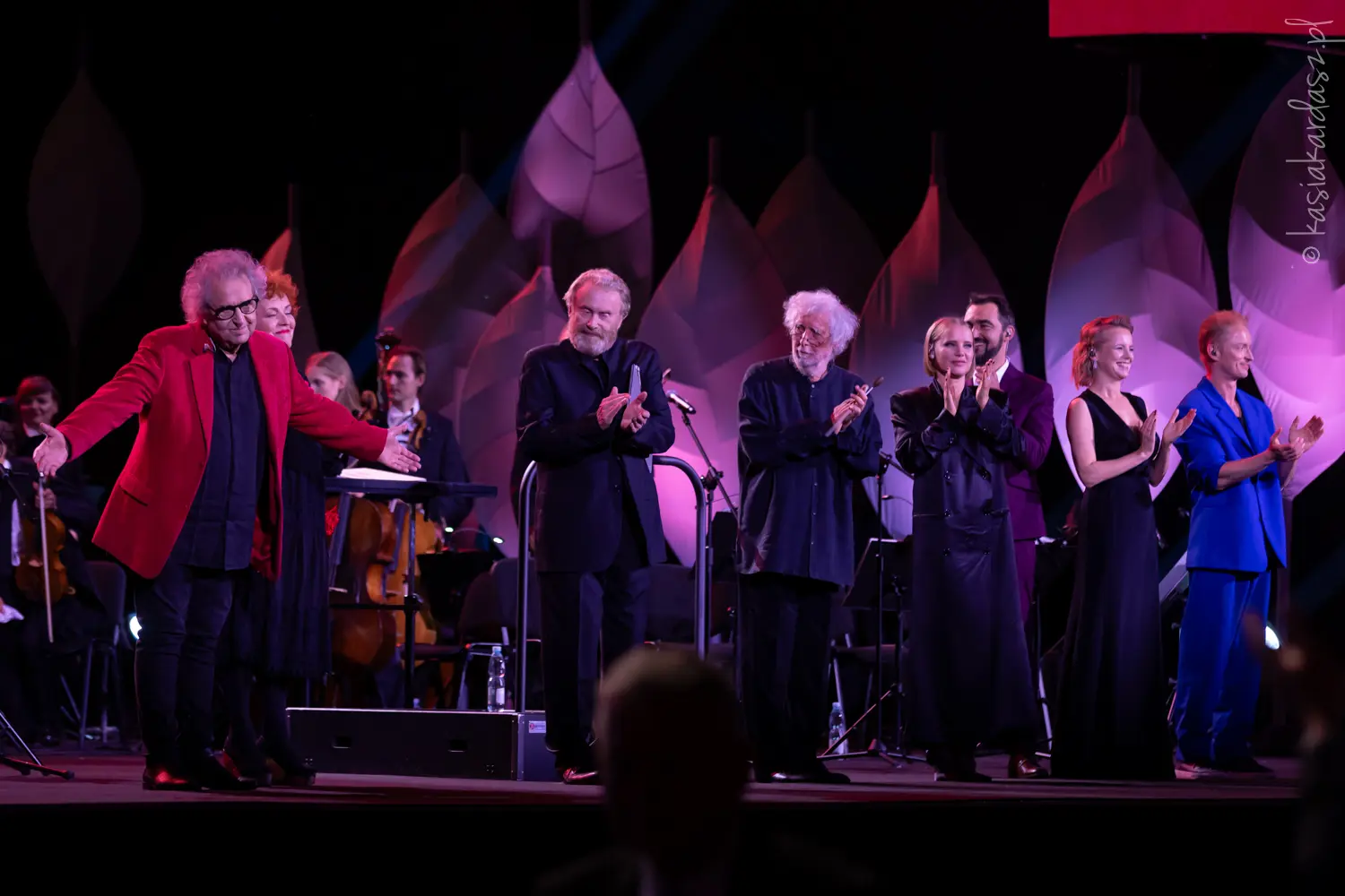 Na scenie można było podziwiać Joannę Kulig, Jolantę Majchrzak, Justynę Schneider, Daniela Olbrychskiego, Marcina Przybylskiego, Olka Różanka, Tadeusza Woźniaka, Zespół Rocka Progresywnego pod kierownictwem Marka Raduli oraz zespół Sinfonia Varsovia pod batutą Wojciecha Michniewskiego.