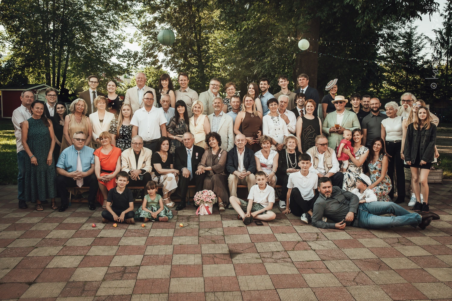 zdjęcie grupowe dużej rodziny