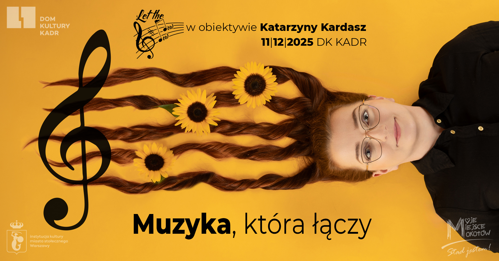 zaproszenie na wernisaż wystawy muzyka, która łączy